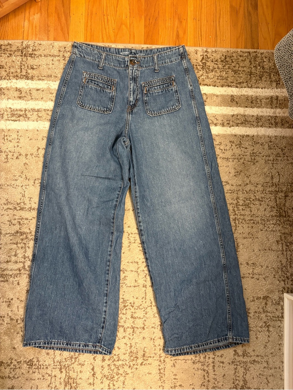 Old Navy high rise baggy wide leg jeans